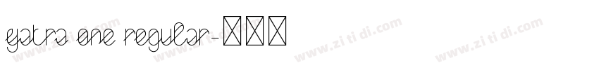 Yatra One Regular字体转换 Yatra One Regular字体转换